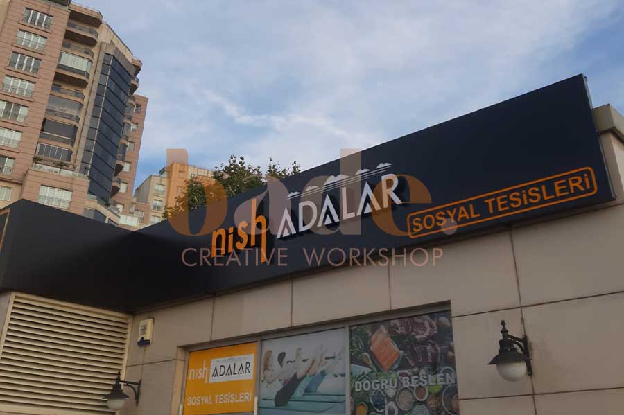 Cephe Tabelası (Fiyat, Tasarım, İstanbul) - Bade CW Uygulama Örneği
