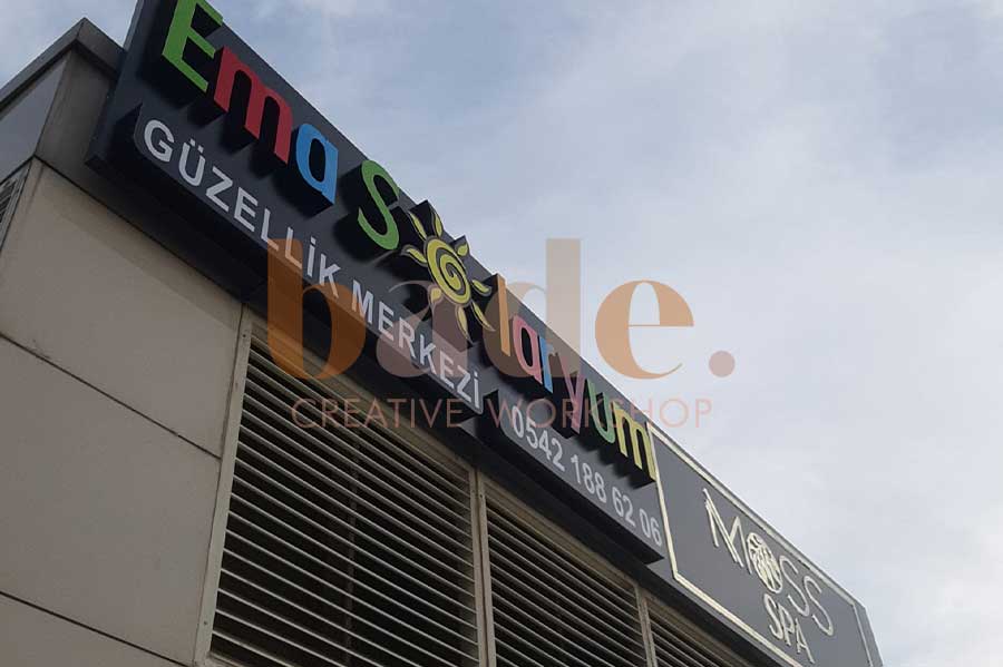 Cephe Tabelası (Fiyat, Tasarım, İstanbul) - Bade CW Uygulama Örneği