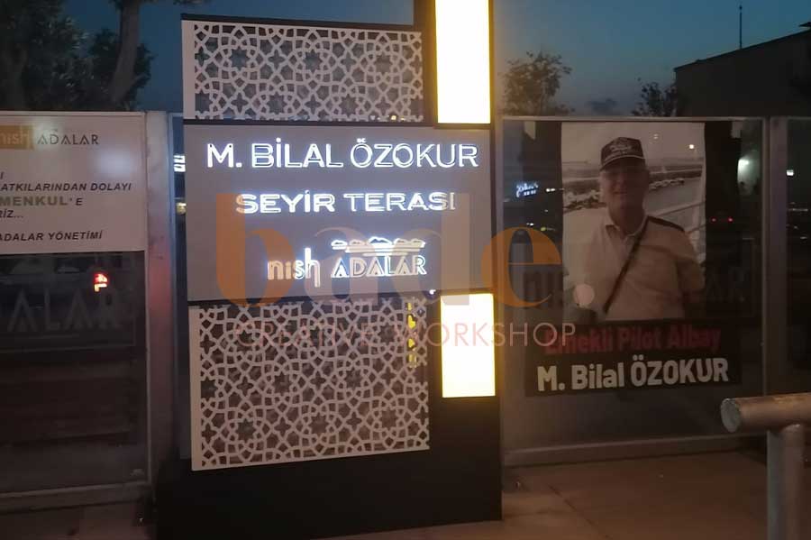 Pilon Tabela (Fiyat, İstanbul, Tasarım) - Bade CW Uygulama Örneği